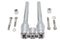 Wyatt Gatling Wyatt Gatling 12 inch Baron Style Riser Set Chrome - 26-0067