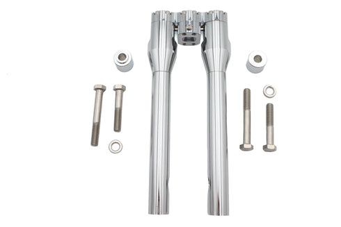 Wyatt Gatling Wyatt Gatling 12 inch Baron Style Riser Set Chrome - 26-0067