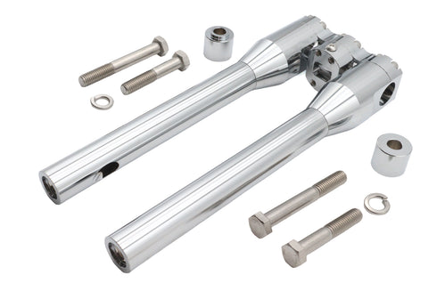 Wyatt Gatling Wyatt Gatling 12 inch Baron Style Riser Set Chrome - 26-0067