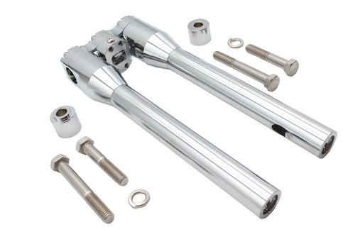 Wyatt Gatling Wyatt Gatling 12 inch Baron Style Riser Set Chrome - 26-0067