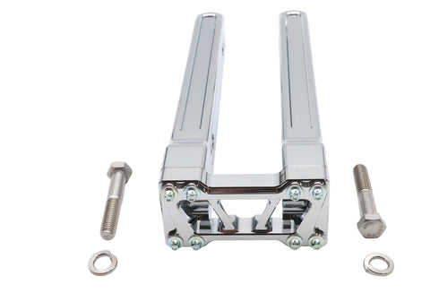 Wyatt Gatling Wyatt Gatling 12 inch Pirate Style Riser Set Chrome - 26-0068