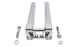 Wyatt Gatling Wyatt Gatling 12 inch Pirate Style Riser Set Chrome - 26-0068