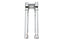 Wyatt Gatling Wyatt Gatling 12 inch Combat Style Riser Set Chrome - 26-0069