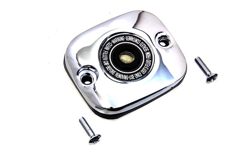V-Twin Chrome Plated Handlebar Master Cylinder Cover - 26-0188