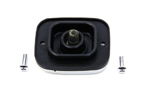 V-Twin Chrome Plated Handlebar Master Cylinder Cover - 26-0188