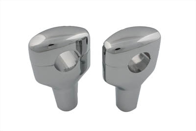 V-Twin Chrome 3-1/2 inch Short Riser Set - 26-0252