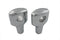 V-Twin Chrome 3-1/2 inch Short Riser Set - 26-0252