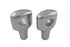 V-Twin Chrome 3-1/2 inch Short Riser Set - 26-0252
