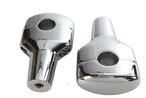 V-Twin 3-1/2 inch Short Riser Set Chrome - 26-0255