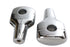 V-Twin 3-1/2 inch Short Riser Set Chrome - 26-0255