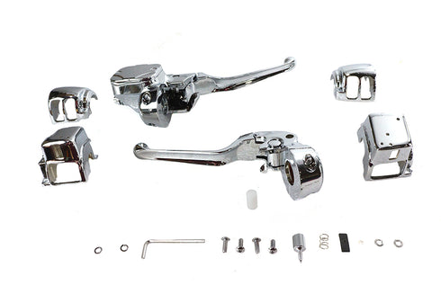 V-Twin Handlebar Control Kit Chrome - 26-0406