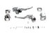 V-Twin Handlebar Control Kit Chrome - 26-0406