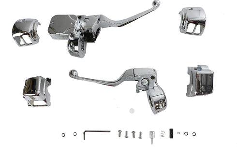 V-Twin Handlebar Control Kit Chrome - 26-0406