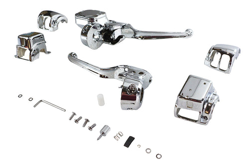V-Twin Handlebar Control Kit Chrome - 26-0406