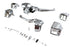 V-Twin Handlebar Control Kit Chrome - 26-0406