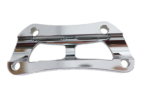 V-Twin Cutout Design Riser Top Clamp Chrome - 26-0451