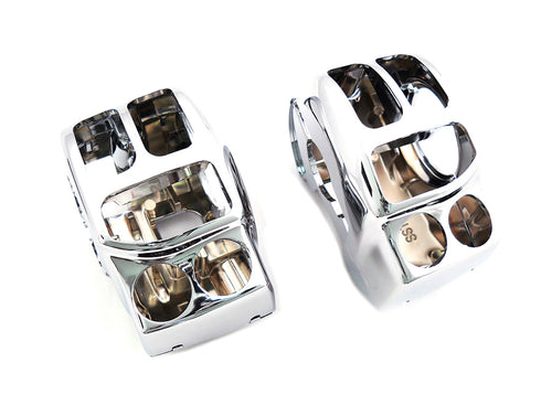 V-Twin Chrome Switch Housing Kit - 26-0452