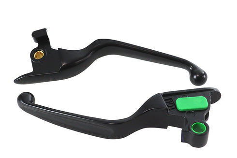 V-Twin Contour Hand Lever Black - 26-0469