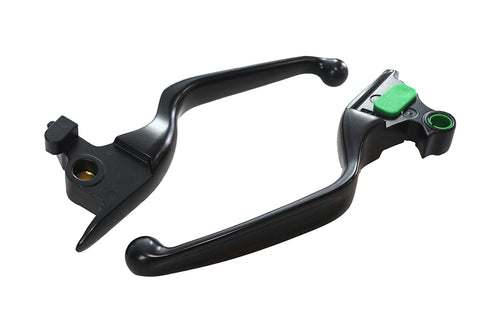 V-Twin Contour Hand Lever Black - 26-0469