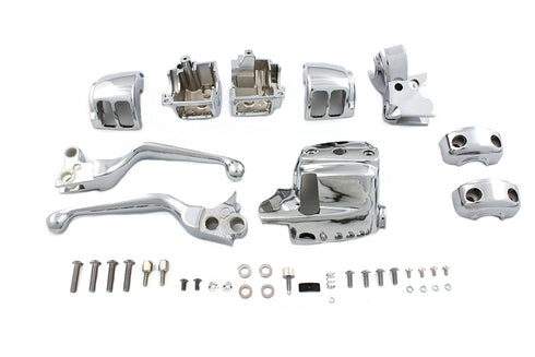 V-Twin Chrome Handlebar Control Kit - 26-0546