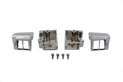 V-Twin Handlebar Switch Housing Set Chrome - 26-0548