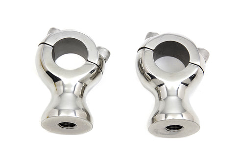 V-Twin Stainless Steel 1 inch X 1-3/4 inch Riser Set - 26-0555