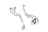 V-Twin Chrome Wide Hand Lever Set - 26-0580