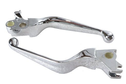 V-Twin Chrome Hydraulic Hand Lever Set - 26-0590