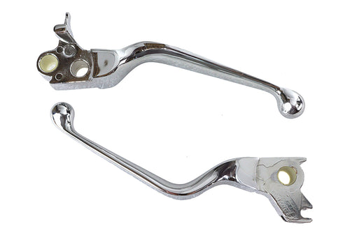V-Twin Chrome Hydraulic Hand Lever Set - 26-0590