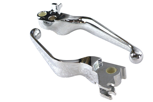 V-Twin Chrome Hydraulic Hand Lever Set - 26-0590