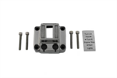 V-Twin Handlebar Switch Housing Polished - 26-0642