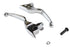 V-Twin Chrome Smooth Contour Hand Lever Set - 26-0741