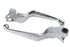 V-Twin Chrome V-Cut Hand Lever Set - 26-0743