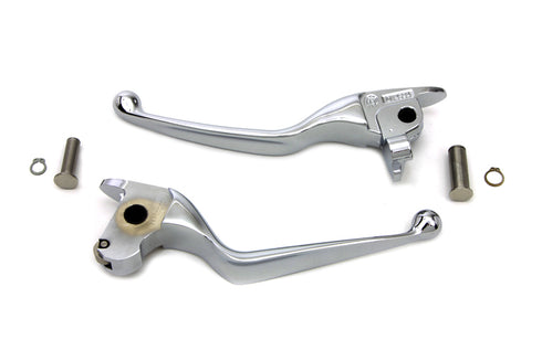 V-Twin Chrome Hand Lever Set - 26-0765