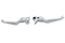 V-Twin Chrome V-Cut Hand Lever Set - 26-0780