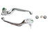V-Twin Chrome Slotted Hand Lever Set - 26-0781
