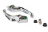 V-Twin Chrome Slotted Hand Lever Set - 26-0781