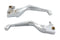V-Twin Chrome Slotted Hand Lever Set - 26-0784