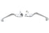 V-Twin Chrome Contour Hand Lever Set with Skull Ends - 26-0787