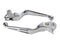 V-Twin Chrome Slotted Hand Lever Set - 26-0789