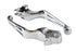 V-Twin Chrome Slotted Hand Lever Set - 26-0789