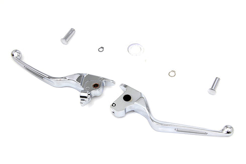 MCM Chrome Vortex Hand Lever Set - 26-0798