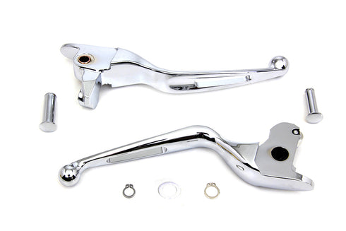 MCM Chrome Vortex Hand Lever Set - 26-0798