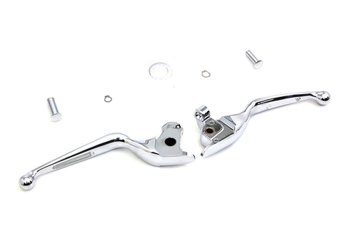 MCM Chrome Vortex Hand Lever Set - 26-0798