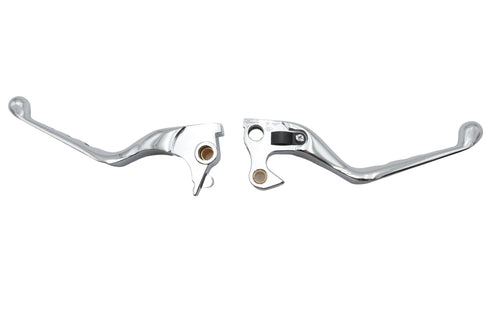 MCM Chrome Drilled Hand Lever Set - 26-0804