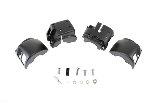 V-Twin Handlebar Control Switch Housing Kit Black - 26-0847