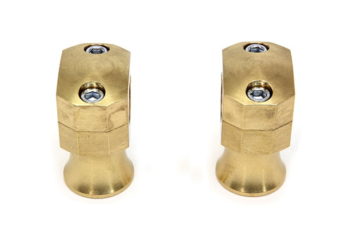 V-Twin Shorty Style Brass Riser Set - 26-0885