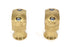 V-Twin Shorty Style Brass Riser Set - 26-0885