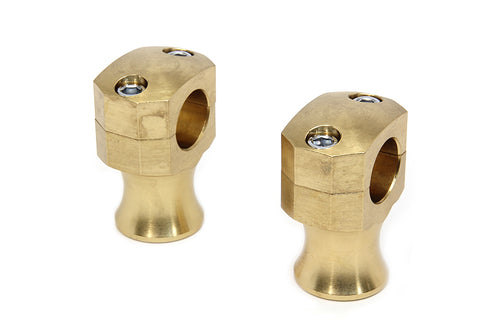 V-Twin Shorty Style Brass Riser Set - 26-0885