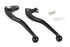 V-Twin Old School Hand Lever Set Black - 26-0887